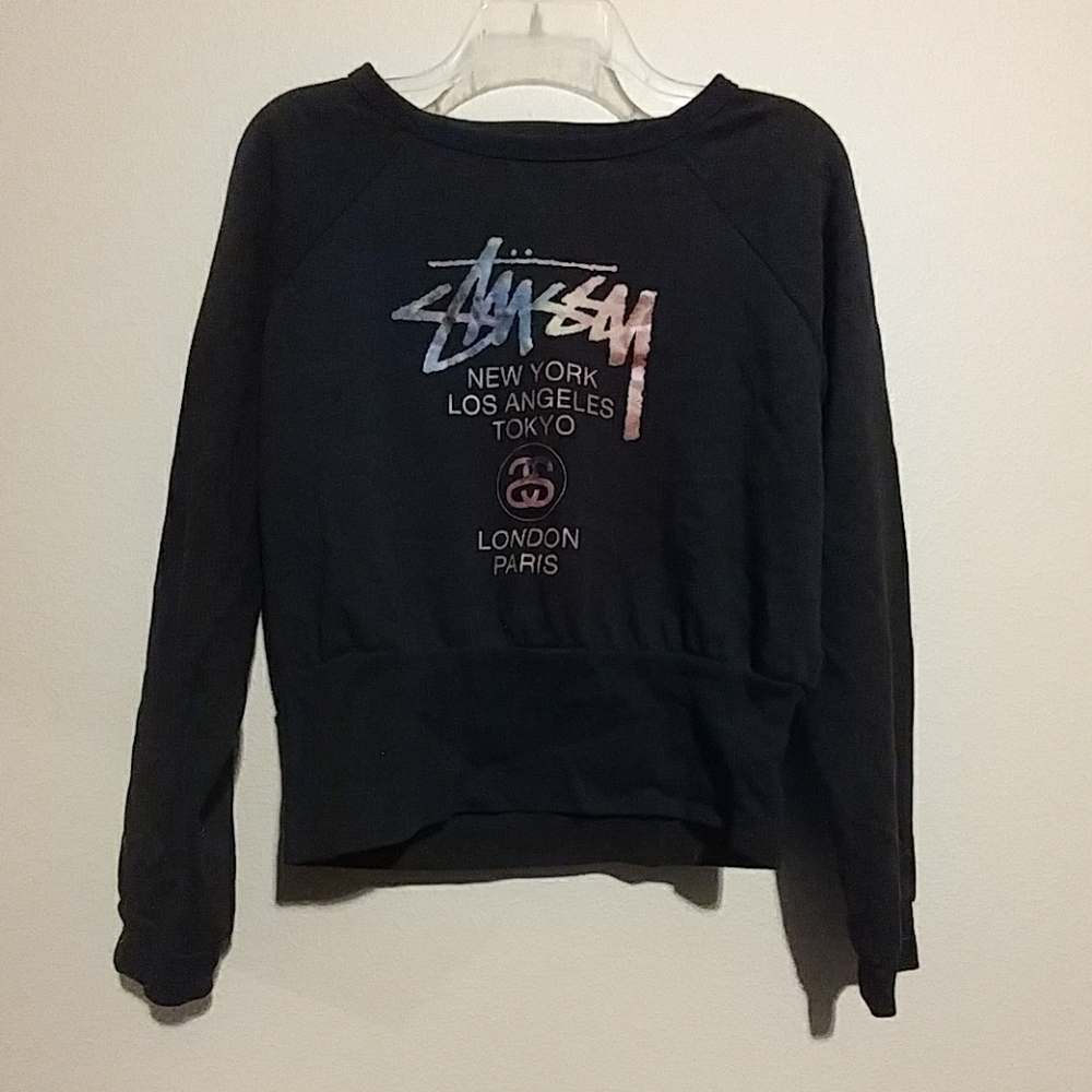 Stussy cropped sweater